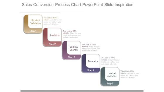 Sales Conversion Process Chart Powerpoint Slide Inspiration