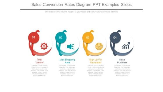 Sales Conversion Rates Diagram Ppt Examples Slides