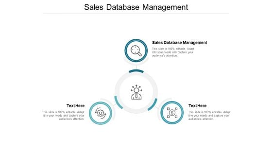 Sales Database Management Ppt PowerPoint Presentation Outline Templates Cpb