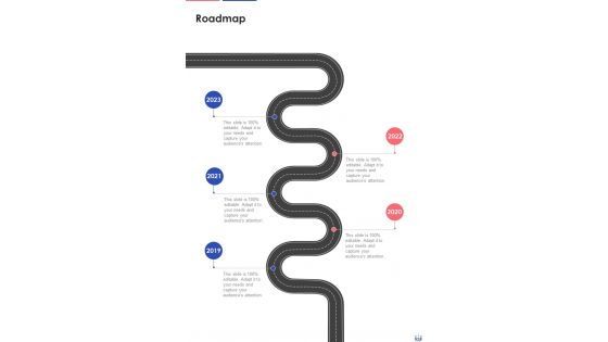 Sales Discussion Proposal Roadmap One Pager Sample Example Document Sales Discussion Proposal Roadmap One Pager Sample Example Document