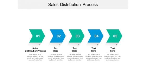 Sales Distribution Process Ppt PowerPoint Presentation Gallery Design Inspiration Cpb