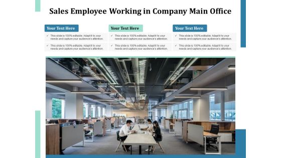 Sales Employee Working In Company Main Office Ppt PowerPoint Presentation Gallery PDF Sales Employee Working In Company Main Office Ppt PowerPoint Presentation Gallery PDF