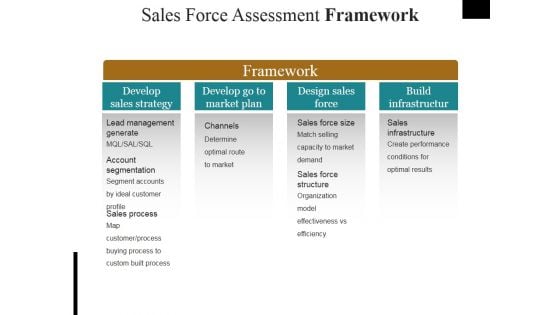 Sales Force Assessment Framework Ppt PowerPoint Presentation Summary Designs Download Sales Force Assessment Framework Ppt PowerPoint Presentation Summary Designs Download