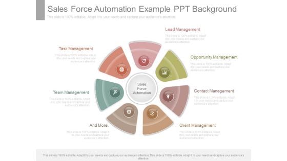 Sales Force Automation Example Ppt Background