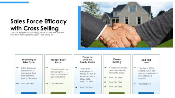 Sales Force Efficacy With Cross Selling Ppt PowerPoint Presentation Icon Deck PDF