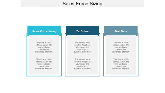 Sales Force Sizing Ppt PowerPoint Presentation Show Mockup Cpb