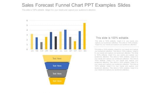 Sales Forecast Funnel Chart Ppt Examples Slides