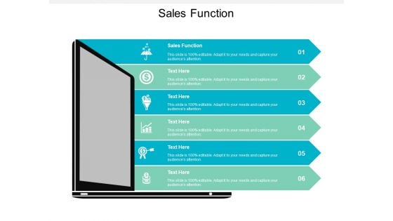 Sales Function Ppt PowerPoint Presentation Model Slides Cpb