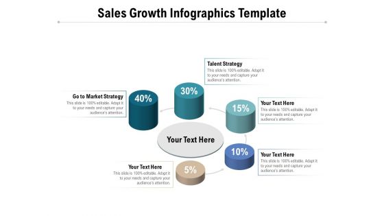 Sales Growth Infographics Template Ppt PowerPoint Presentation Inspiration Graphics Pictures PDF