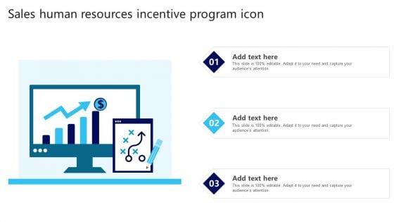 Sales Human Resources Incentive Program Icon Icons PDF