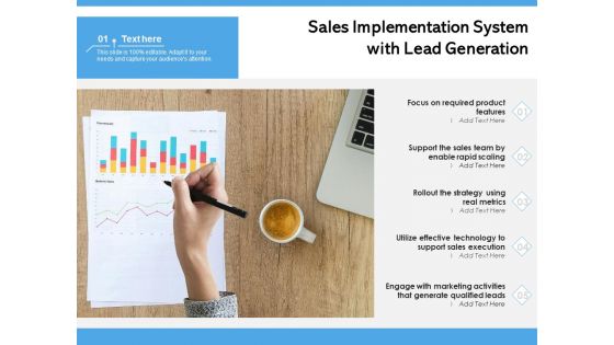 Sales Implementation System With Lead Generation Ppt PowerPoint Presentation Pictures Shapes PDF