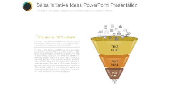 Sales Initiative Ideas Powerpoint Presentation