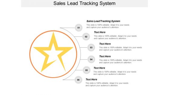 Sales Lead Tracking System Ppt Powerpoint Presentation Model Ideas Cpb