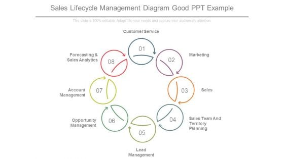 Sales Lifecycle Management Diagram Good Ppt Example