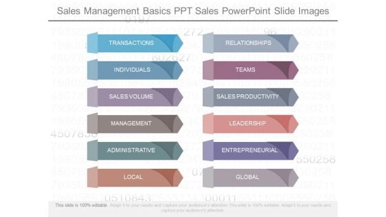 Sales Management Basics Ppt Sales Powerpoint Slide Images