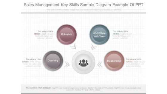 Sales Management Key Skills Sample Diagram Example Of Ppt