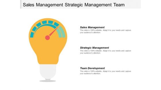 Sales Management Strategic Management Team Development Marketing Tool Ppt PowerPoint Presentation Icon Images