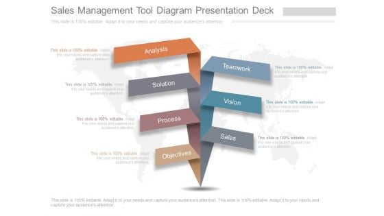 Sales Management Tool Diagram Presentation Deck