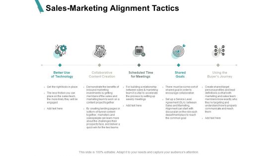 Sales Marketing Alignment Tactics Calender Ppt PowerPoint Presentation Ideas Outfit