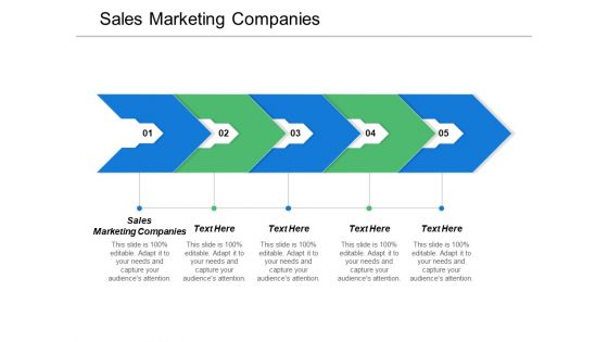 Sales Marketing Companies Ppt PowerPoint Presentation Icon Layout Ideas Cpb