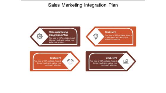 Sales Marketing Integration Plan Ppt PowerPoint Presentation Show Aids Cpb