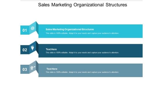 Sales Marketing Organizational Structures Ppt PowerPoint Presentation Ideas Model Cpb