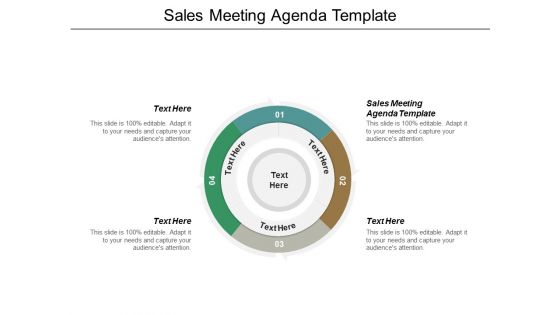 Sales Meeting Agenda Template Ppt PowerPoint Presentation Styles Background Images Cpb