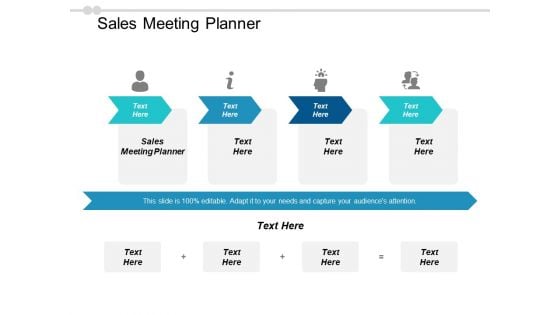 Sales Meeting Planner Ppt PowerPoint Presentation Layouts Infographics Cpb
