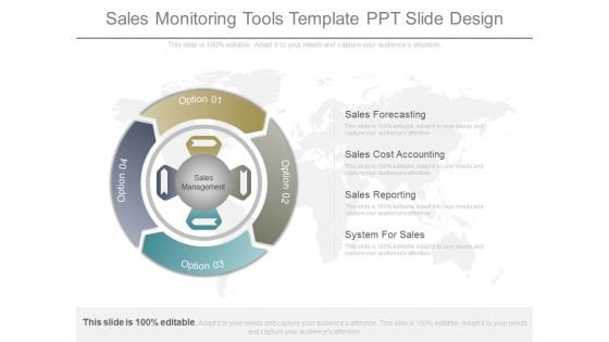 Sales Monitoring Tools Template Ppt Slide Design