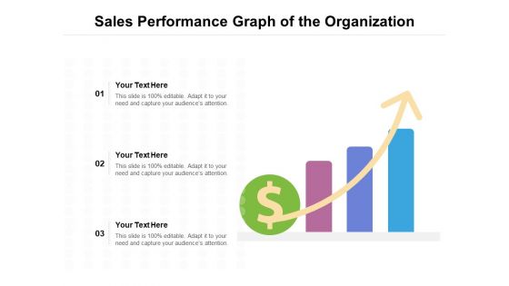 Sales Performance Graph Of The Organization Ppt PowerPoint Presentation Gallery Slide Portrait PDF