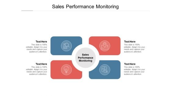 Sales Performance Monitoring Ppt PowerPoint Presentation Icon Slideshow Cpb