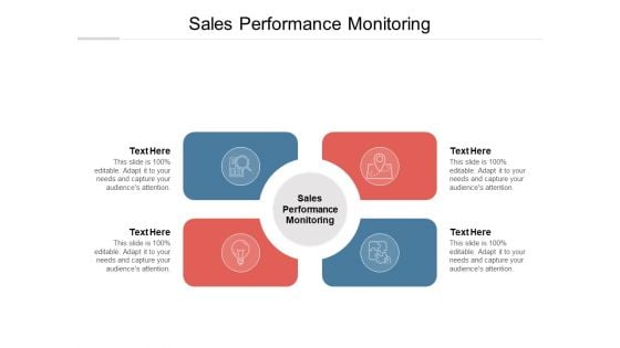 Sales Performance Monitoring Ppt PowerPoint Presentation Icon Slideshow Cpb