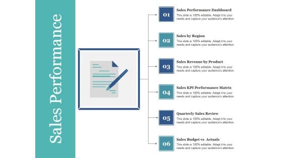 Sales Performance Ppt PowerPoint Presentation Summary Influencers