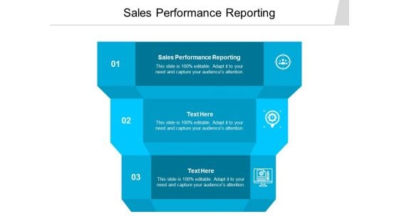 Sales Performance Reporting Ppt PowerPoint Presentation Infographic Template Professional Cpb