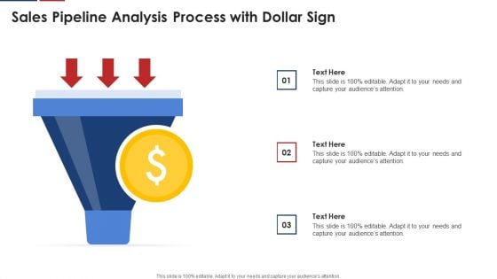 Sales Pipeline Analysis Process With Dollar Sign Introduction PDF