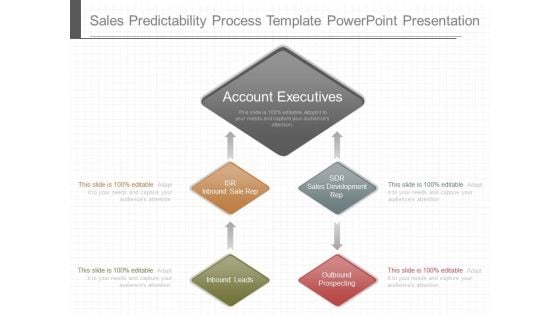 Sales Predictability Process Template Powerpoint Presentation