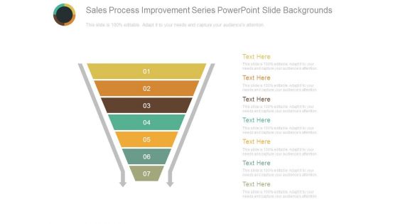 Sales Process Improvement Series Powerpoint Slide Backgrounds