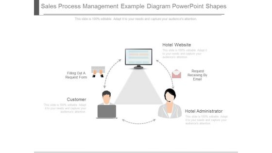 Sales Process Management Example Diagram Powerpoint Shapes