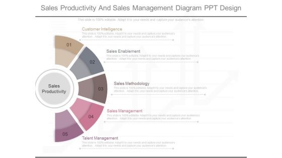 Sales Productivity And Sales Management Diagram Ppt Design