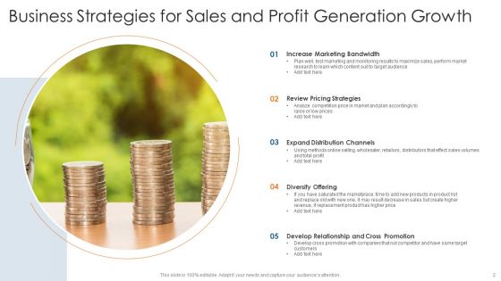 Sales Profit Generation Ppt PowerPoint Presentation Complete Deck With Slides