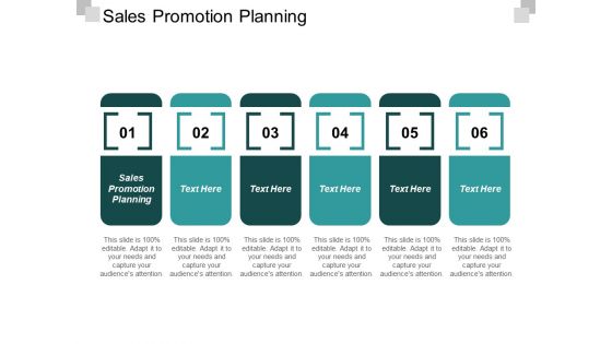 Sales Promotion Planning Ppt PowerPoint Presentation Layouts Vector Cpb