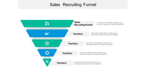 Sales Recruiting Funnel Ppt PowerPoint Presentation Portfolio Designs Download Cpb