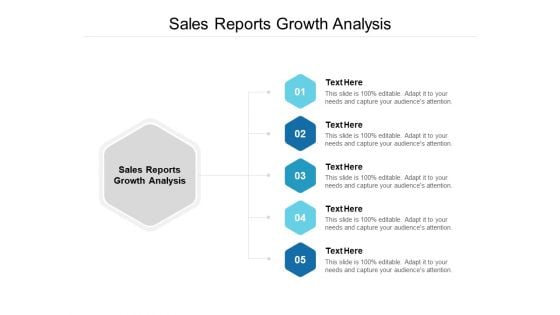 Sales Reports Growth Analysis Ppt PowerPoint Presentation Visual Aids Icon Cpb