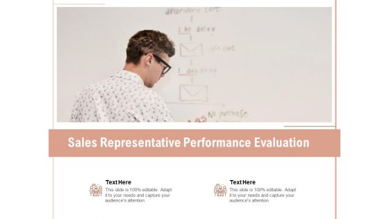 Sales Representative Performance Evaluation Ppt PowerPoint Presentation Visual Aids Model PDF