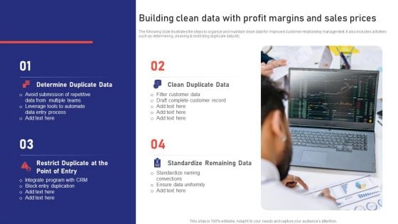 Sales Risk Assessment For Profit Maximization Building Clean Data With Profit Margins And Sales Prices Guidelines PDF