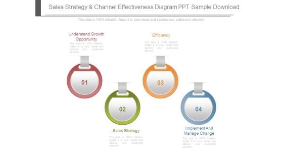 Sales Strategy And Channel Effectiveness Diagram Ppt Sample Download