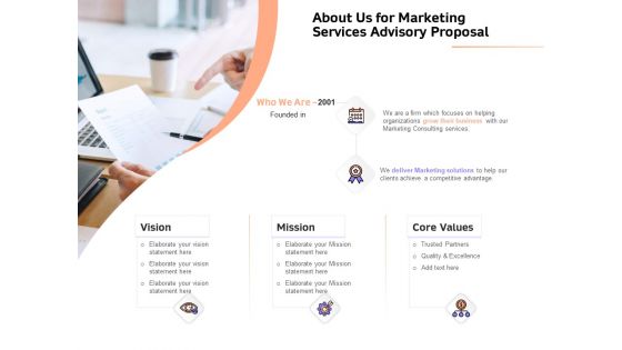 Sales Strategy Consulting About Us For Marketing Services Advisory Proposal Professional PDF Sales Strategy Consulting About Us For Marketing Services Advisory Proposal Professional PDF