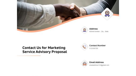 Sales Strategy Consulting Contact Us For Marketing Service Advisory Proposal Template PDF Sales Strategy Consulting Contact Us For Marketing Service Advisory Proposal Template PDF