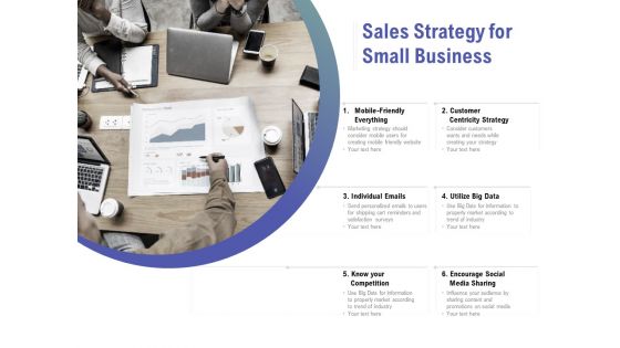 Sales Strategy For Small Business Ppt PowerPoint Presentation Outline Themes PDF