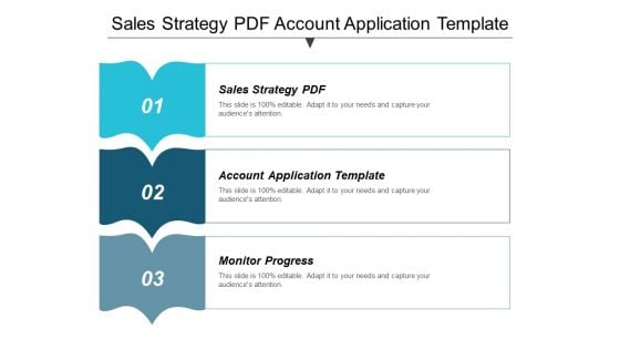 Sales Strategy Pdf Account Application Template Monitor Progress Ppt PowerPoint Presentation Infographic Template Example File